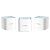 D-LINK Eagle Pro AI AX1500 Mesh Router M15, 3-Pack (M15-3)