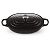 LE CREUSET Signature - Oblong Bräter aus Gusseisen, Satin Black, 31cm/3.4L (21112310000430)