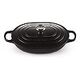 LE CREUSET Signature - Oblong Bräter aus Gusseisen, Satin Black, 31cm/3.4L (21112310000430)
