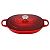 LE CREUSET Signature - Oblong Bräter aus Gusseisen, Kirschrot, 31cm/3.4L (21112310602430)