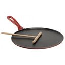 LE CREUSET Tradition - Cast Iron Small Crepe Pan, Cherry Red, 27cm (20136270600460)