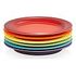 LE CREUSET Stoneware Set of 6 Side Plates, Rainbow III, 22cm (79285228359006)