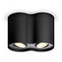 PHILIPS Hue White Ambiance - Pillar Deckenleuchte 2er-Spot, Schwarz (8719514338425)