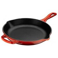 LE CREUSET Signature - Cast Iron Round Skillet, Cherry Red, 23cm (20182230600422)