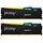 KINGSTON FURY Beast RGB Kit, DDR5-5200, 64GB, CL40, Schwarz (KF552C40BBAK2-64)