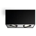 PHILIPS myLiving - Warm Glow Ceiling Light 2-Spot, Black (915005528201)