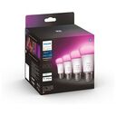 PHILIPS Hue White and Color Ambiance - 4-Pack, 4x E27 / 6.5W (929002489604)