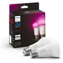 PHILIPS Hue White and Color Ambiance - 2-Pack, 2x E27 / 6.5W (929002489602)
