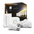 PHILIPS Hue White Ambiance - Starter Kit, Dimmer Switch + Hue-Bridge + 3x E27 / 8W (929002468403)