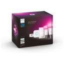 PHILIPS Hue White and Color Ambiance - Starter Kit, Dimmer Switch + Hue-Bridge + Smart Plug + 2x E27 / 9W (929002468812)