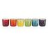 LE CREUSET Stoneware Set of 6 Espresso Mug, Rainbow III, 0.1L (79114108359030)