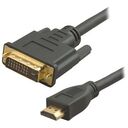 HDMI Cable, HDMI - DVI, 1.0 meter