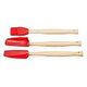 LE CREUSET Craft - 3-piece Utensil Set, Cherry Red (42830000600007)