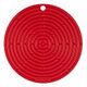 LE CREUSET Silicone Round Pot Holder, Cherry Red (93000230060200)