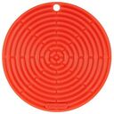 LE CREUSET Runder Topflappen aus Silikon, Ofenrot (93000230090200)
