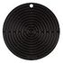 LE CREUSET Silicone Round Pot Holder, Black (93000230310200)