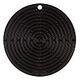 LE CREUSET Silicone Round Pot Holder, Black (93000230310200)