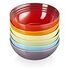 LE CREUSET Stoneware Set of 6 Cereal Bowls, Rainbow III, 16cm/0.65L (79286168359006)