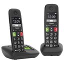 GIGASET E290 Duo, Black (L36852-H2921-B101)