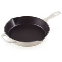 LE CREUSET Signature - Cast Iron Round Skillet, Meringue, 26cm (20187267160422)