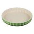 LE CREUSET Heritage - Stoneware Fluted Flan Dish, Bamboo Green, 28cm/2L (71120284080001)