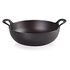 LE CREUSET Tradition - Cast Iron Balti Dish, Satin Black, 24cm/2.7L (20142240000460)