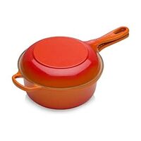LE CREUSET Signature - Cast Iron 2-in-1 Saucepan, Oven Red, 22cm/2.3L (25044220902460)