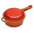 LE CREUSET Signature - 2-In-1 Marmitout aus Gusseisen, Ofenrot, 22cm/2.3L (25044220902460)