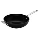 LE CREUSET Toughened Non-Stick Stir-Fry Pan with Helper Handle, Black, 30cm/4.7L (51104300010202)