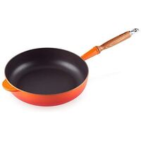 LE CREUSET Signature - Cast Iron Sauté Pan with Wooden Handle, Oven Red, 28cm/3.6L (20059280900460)