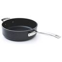 LE CREUSET Aluminium-Antihaft Sautépfanne mit Gegengriff, Schwarz, 28cm/5.4L (51110280010202)
