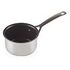 LE CREUSET 3-ply - Antihaftbeschichteter Milchtopf aus Edelstahl, Silber, 14cm/1.3L (96201214001000)