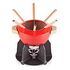 LE CREUSET Tradition - Fondue-Set De Luxe aus Gusseisen, Kirschrot, 2L (60612000602460)