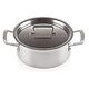 LE CREUSET 3-ply - Bratentopf aus Edelstahl, 20cm/3L (96200720001000)