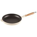 LE CREUSET Cast Iron Frying Pan with Wooden Handle, Meringue, 28cm/2.6L (20058287160460)