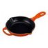 LE CREUSET Signature - Runde Brat- und Servierpfanne aus Gusseisen, Ofenrot, 16cm (20182160900422)