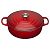 LE CREUSET Signature - Gourmet-Bräter aus Gusseisen, Kirschrot, 24cm/4.2L (21179240602430)