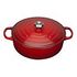 LE CREUSET Signature - Cast Iron Round Casserole, Cherry Red, 24cm/4.2L (21179240602430)