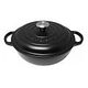 LE CREUSET Signature - Cast Iron Round Stew Pot, Black, 22cm/2.2L (21109220000430)