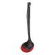 LE CREUSET Professional Silicone Edge Ladle, Black / Red (93100400060008)