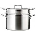 LE CREUSET 3-ply - Stainless Steel Pasta Pot, 20cm/5L (96200520001000)