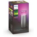 PHILIPS Hue White & Color Ambiance - Calla Outdoor Pedestal, Silver (929003098601)