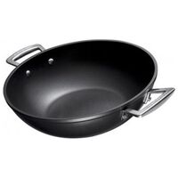 LE CREUSET Toughened Non-Stick Wok, Black, 32cm/6L (51105320010502)