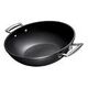 LE CREUSET Aluminium-Antihaft Wok, Schwarz, 32cm/6L (51105320010502)
