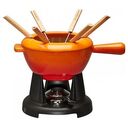 LE CREUSET Tradition - Cast Iron Fondue Set de Luxe, Oven Red, 2L (60020000902460)