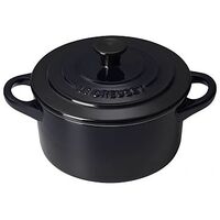 LE CREUSET Stoneware Casserole, Black, 10cm/0.25L (91005000140000)
