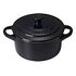 LE CREUSET Stoneware Casserole, Black, 10cm/0.25L (91005000140000)