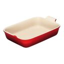 LE CREUSET Rechteckige Auflaufform aus Steinzeug, Kirschrot, 26cm/2.3L (91004726060100)