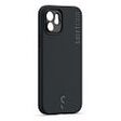 SHIFTCAM Camera Case Leather for iPhone 12 Pro Max, Charcoal (AC-CA-12PM-CH-EN)