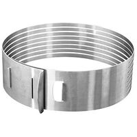 ZENKER Cake Slicing Mould with Baker's Knife, Resizable (7705)